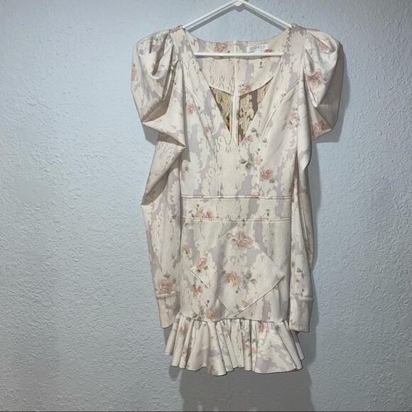 NWOT Nat & Liv Floral Victoria Dress Size S Whimsical Chic Fairy - Picture 5 of 9